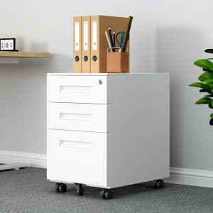 File Cabinet With Mobile Pedestal Office Metal Pedestal Movable Mobile Cabinet Drawers With Lock