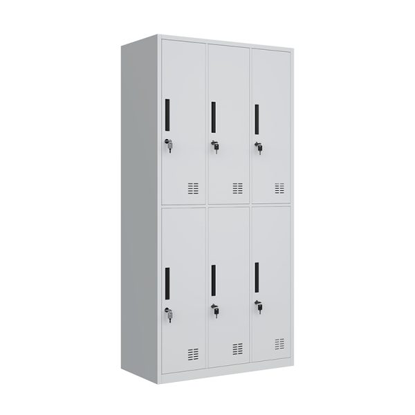 High Quality Storage Locker Cabinet 6 Door Metal Locker Gym Metal Locker Casillero De Almacenamiento De Alta Calidad - 图片 2