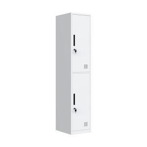 2 Door Key Lock Storage Furniture Modern Cupboard Design Closet Almirah Office File Clothes Locker Metal Steel Wardrobe Cabinet