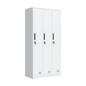 Custom Design Steel Furniture Metal Locker Cabinet 3 Doors For Gym Steel Commercial Storage Clothes Locker