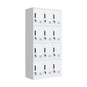 Factory Direct High Quality 12 Door Metal Locker Warehouse Steel Storage Cabinet Metal Furniture Cupboard