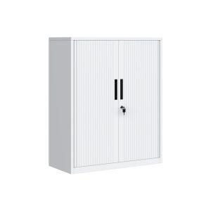 Lockable Low Height Sliding Door Filing Cabinet Vertical Tambour Door File Cabinet with Rolling Shutter
