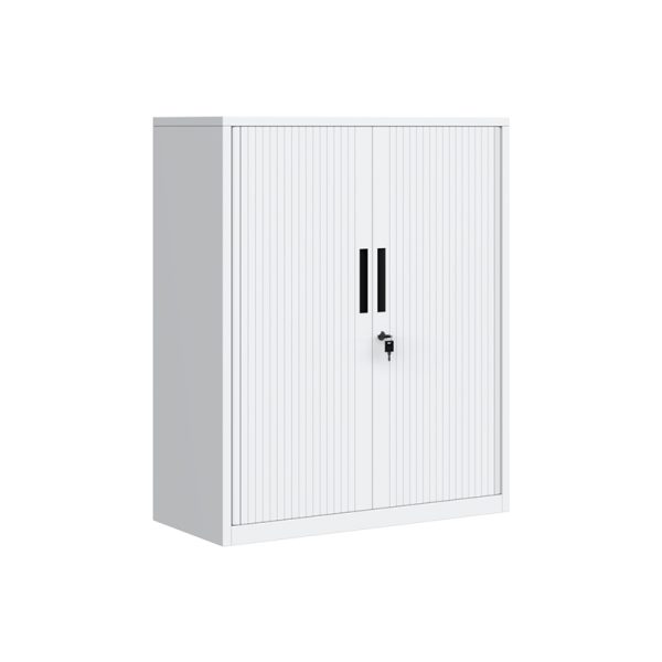 Lockable Low Height Sliding Door Filing Cabinet Vertical Tambour Door File Cabinet with Rolling Shutter