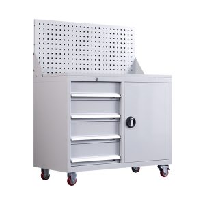 Metal Toolbox Steel Tool Cart With Drawers Heavy Duty Movable Storage Tool Chest Roller Cabinets