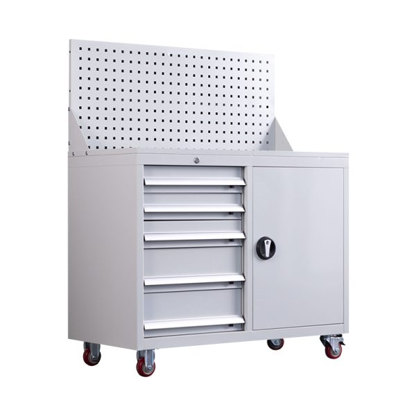 Wholesale Industrial Heavy Duty Tool Box Trolley Toolbox white Car Tool Cart Tool Cabinets - 图片 2