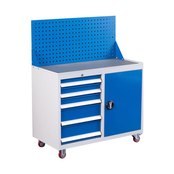 Wholesale Industrial Heavy Duty Tool Box Trolley Toolbox white Car Tool Cart Tool Cabinets
