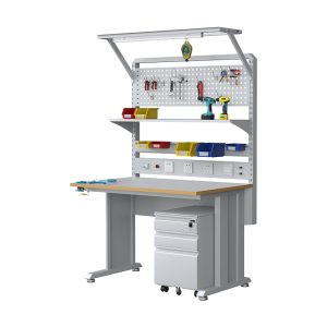 Competitive price aluminum heavy duty industrial workbench anti static desk components anti static aluminum workbench