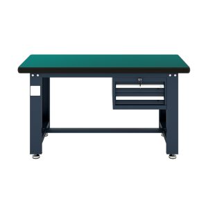 Cushion Anti-static Chair Engineering Workbench With Two Drawers Stainless Steel Electronic Workbench