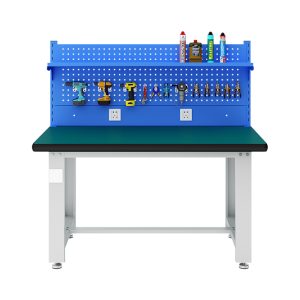 Best Price Industrial Metal Workbench with Pegboard and Shelf-Board Ultimate Storage Workstation for Laboratories