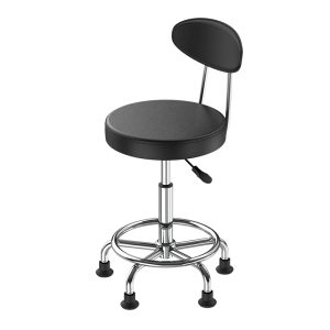 High Quality Working 360 Swivel Comfortable PU Black Protection Cleanroom Lab Chair