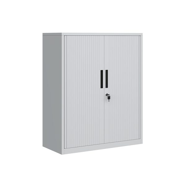 Lockable Low Height Sliding Door Filing Cabinet Vertical Tambour Door File Cabinet with Rolling Shutter - 图片 2