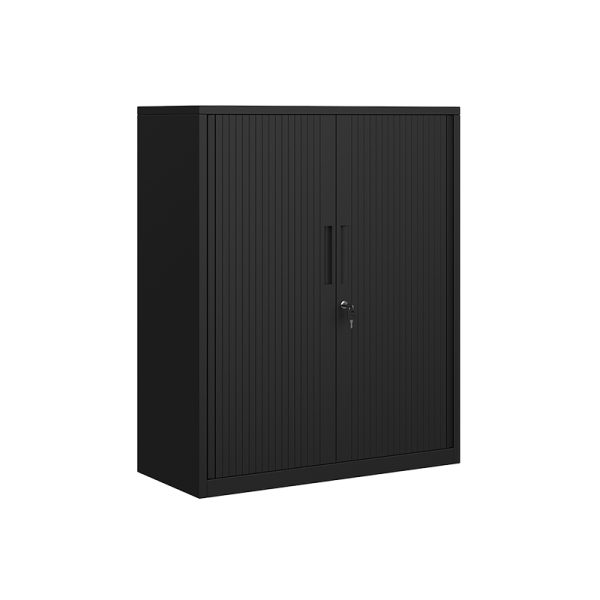 Lockable Low Height Sliding Door Filing Cabinet Vertical Tambour Door File Cabinet with Rolling Shutter - 图片 3