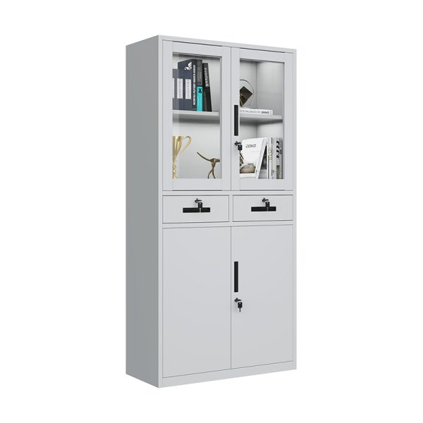 Steel file cabinet security organizer adjustable filing cabinet vertical for Home and School Office Use - 图片 2