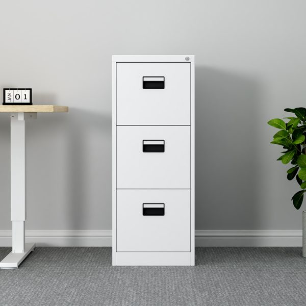 Office Furniture Vertical Steel Filing Cabinet Lockable 3 Drawer File Cabinet - 图片 2