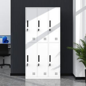 High Quality Storage Locker Cabinet 6 Door Metal Locker Gym Metal Locker Casillero De Almacenamiento De Alta Calidad