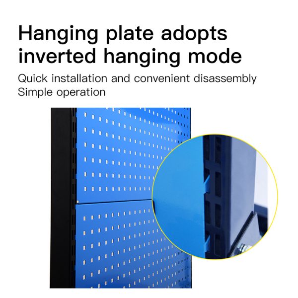 Hardware Tool Rack Hanging Plate Multifunctional Material Sorting Rack Hole Plate Shelf Workshop Storage Display Rack Metal - 图片 4
