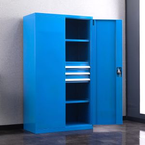 Custom Heavy-duty customized tool chests cabinets heavy duty blue garage with pegboard and two drawers tool cabinet