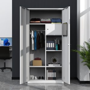 2 door key lock storage furniture modern cupboard design closet almirah office file clothes locker metal steel wardrobe cabinet