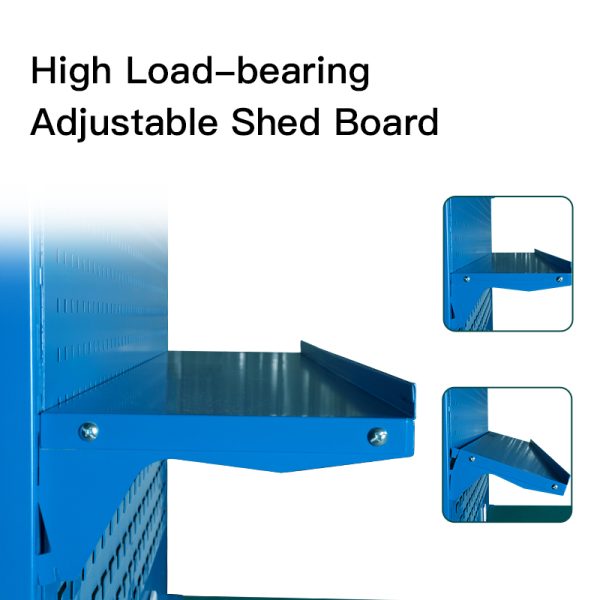 Hot Selling Workbench for Electronics Repairing With Pegboard Stainless Steel Workbench Series With Shelf-board - 图片 3