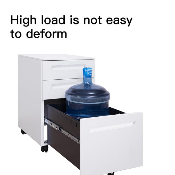 File Cabinet With Mobile Pedestal Office Metal Pedestal Movable Mobile Cabinet Drawers With Lock - 图片 4