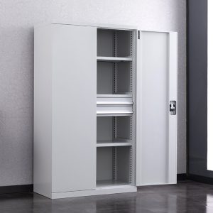 Custom Heavy-duty customized cabinet gray garage with 2 drawer heavy tool storage cabinet