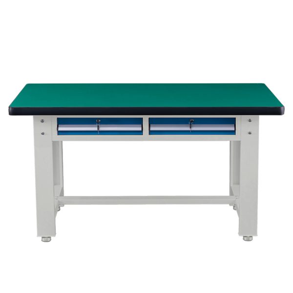 Customized Anti Static Esd Workbench with 2 Drawers Industrial Workbench Mechanics Work Bench