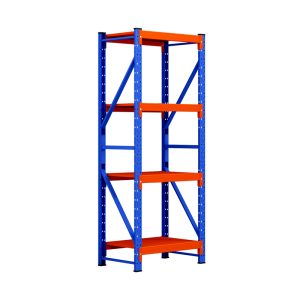 Stylish Industrial Shelving with Customizable Color Blocking High Quality Load-Bearing Storage Shelves OEM Support