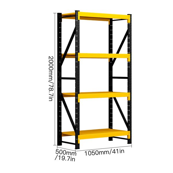 Commercial Furniture with Four-Layer Adjustable Steel Shelf Customizable OEM Support - 图片 2