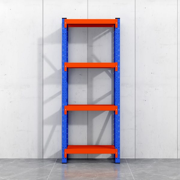 Stylish Industrial Shelving with Customizable Color Blocking High Quality Load-Bearing Storage Shelves OEM Support - 图片 3