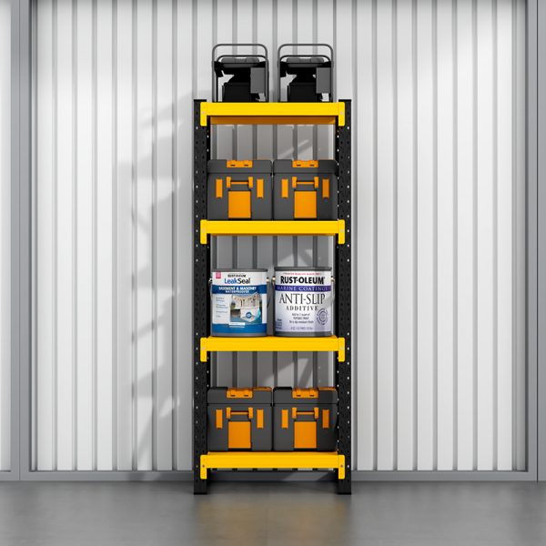 Industrial Long Span Heavy Duty Metal Shelf Rack for Stacking Storage Customizable OEM Options - 图片 3