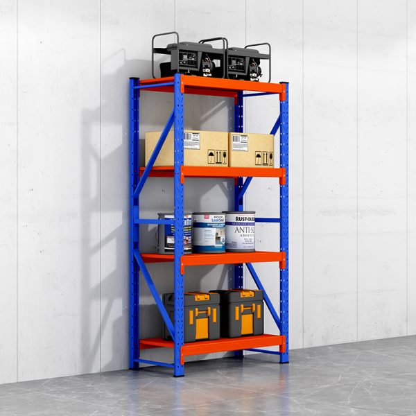 Heavy-Duty Boltless Metal Rack Shelves for Warehouse Storage Customizable OEM Support - 图片 4