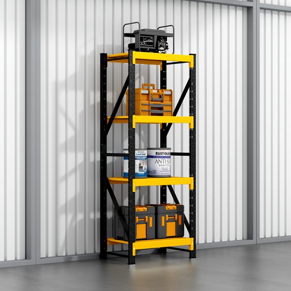 Industrial Long Span Heavy Duty Metal Shelf Rack for Stacking Storage Customizable OEM Options - 图片 4