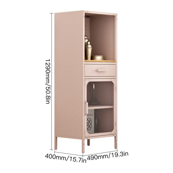 Modern Steel Living Room Cabinet Home & Commercial Office Storage Sideboard Coffee Cup Feature Furniture for Modern Home Office - 图片 2