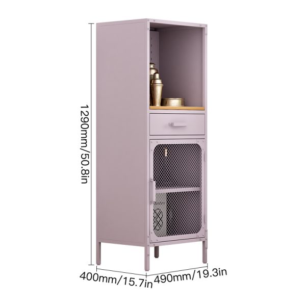 Versatile Living Room Storage Cabinet with Drawer for Home Office or Commercial Use Snacks Friendly Furniture for Villa - 图片 2