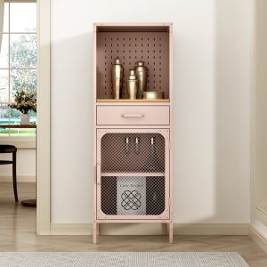 Modern Steel Living Room Cabinet Home & Commercial Office Storage Sideboard Coffee Cup Feature Furniture for Modern Home Office