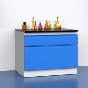 Acid-Resistant Steel and PP Laboratory Bench Waterproof Chemical Physics Furniture for School & Hospital Scientific Equipment