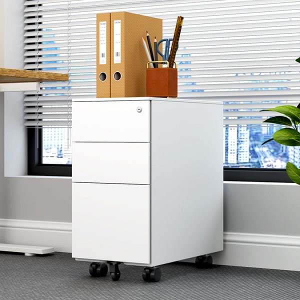 Large-Capacity Three-Extraction Metal Filing Cabinet Lock for Office Home Document Storage for Outdoor School Hotel Living Room - Image 2