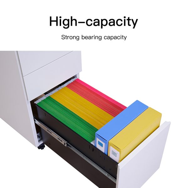 Large-Capacity Three-Extraction Metal Filing Cabinet Lock for Office Home Document Storage for Outdoor School Hotel Living Room - Image 4